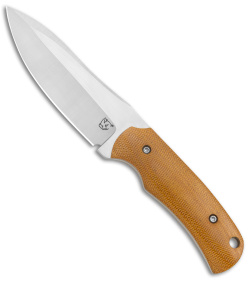 KM Designs Custom Kommando Fixed Blade Knife Natural Micarta (4" Satin)