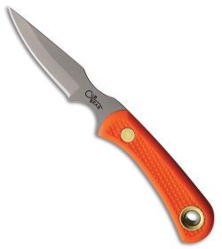 Knives of Alaska Cub Bear Fixed Blade Knife Orange SureGrip (2.75" Bead Blast)