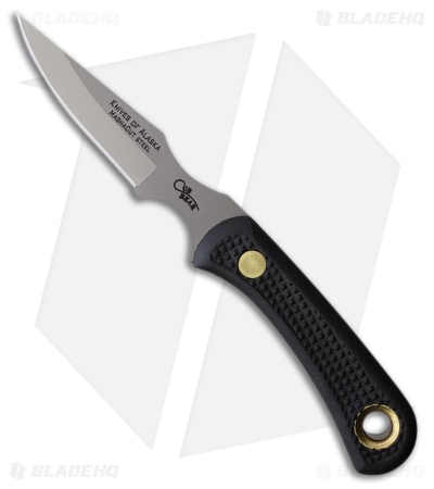 Knives of Alaska Cub Bear Fixed Blade Knife Black SureGrip (2.75" BB MagnaCut)