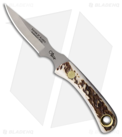 Knives of Alaska Cub Bear Fixed Blade Knife Stag (2.75" BB MagnaCut)