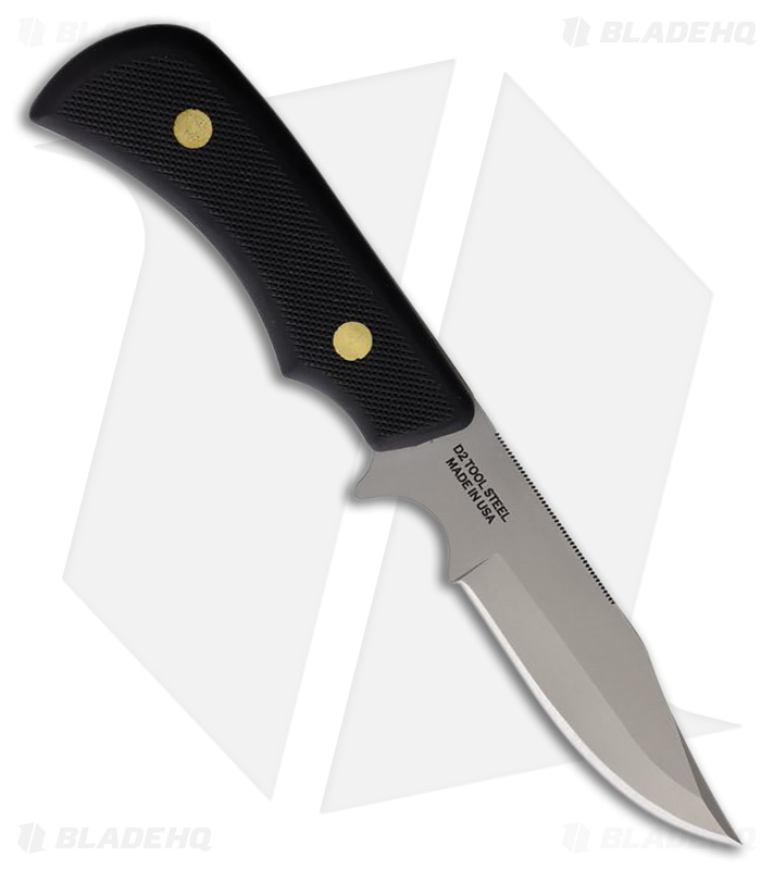 Knives of Alaska Trekker Pronghorn Fixed Blade Knife Black SureGrip (3.25" BB)