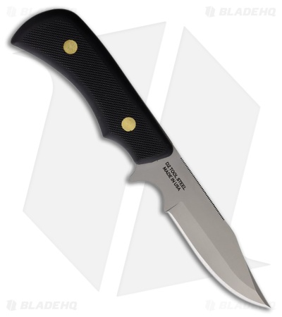 Knives of Alaska Trekker Pronghorn Fixed Blade Knife Black SureGrip (3.25" BB)