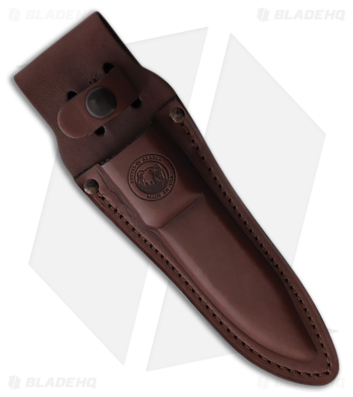 Knives of Alaska Trekker Elk Fixed Blade Knife Black SureGrip (3.25" BB)