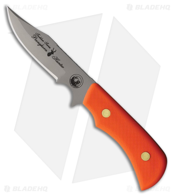 Knives of Alaska Trekker Pronghorn Knife Orange SureGrip