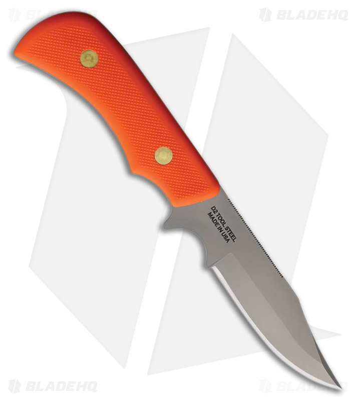 Knives of Alaska Trekker Pronghorn Fixed Blade Knife Orange SureGrip (3.25" BB)