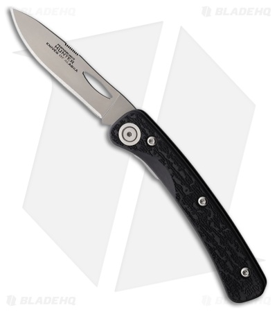 Knives of Alaska Featherlight Hunter Liner Lock Knife Black SureGrip (2.75" BB)