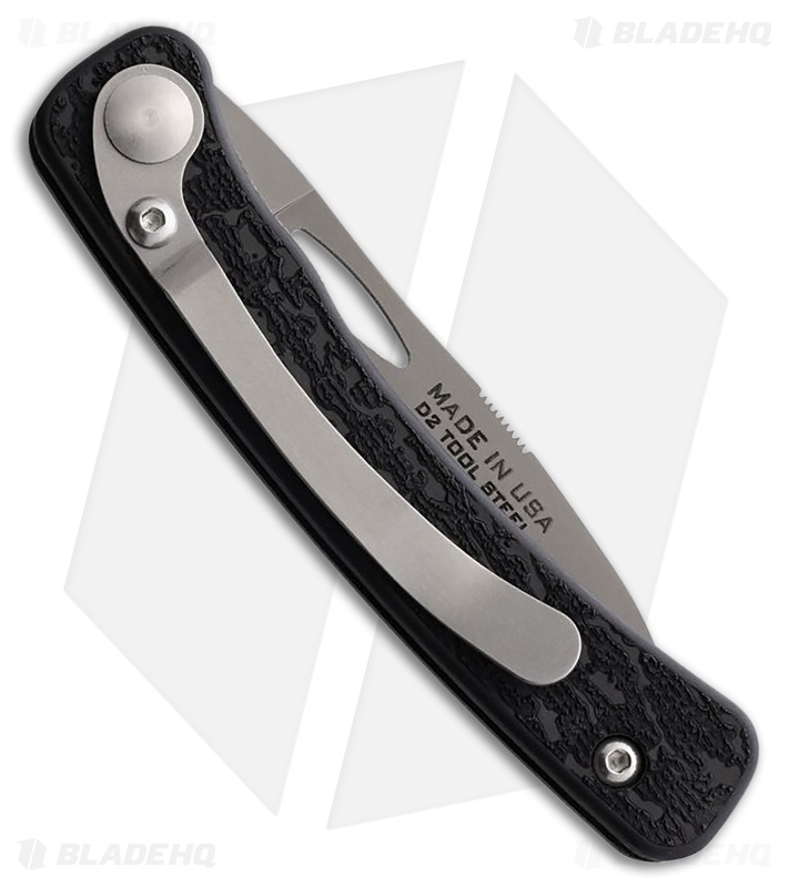 Knives of Alaska Featherlight Hunter Liner Lock Knife Black SureGrip (2.75" BB)