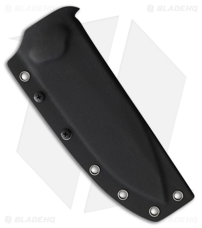 Kunwu Stiffy G Fixed Blade Knife Black Micarta (6.1" Teflon Coated)