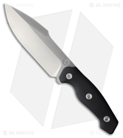 Kunwu Stiffy G Fixed Blade Knife Black Micarta (6.1" Satin)