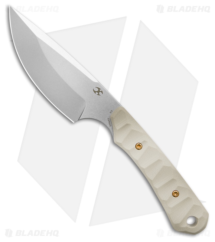 Kansept Flank Fixed Blade Knife Light Sand G-10 (3.6" SW)
