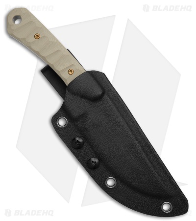 Kansept Flank Fixed Blade Knife Light Sand G-10 (3.6" SW)
