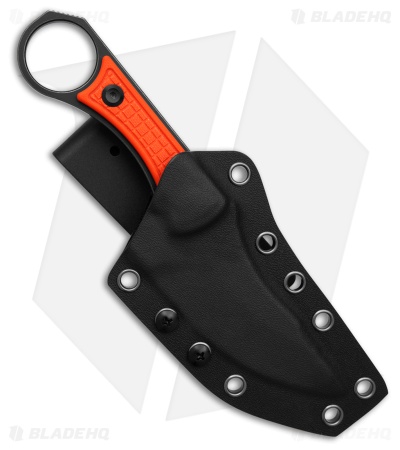 niko⭐︎ Kansept Knives Niko Knife Orange Frag G-10 Black SW