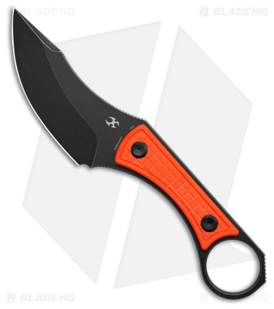 NICO⭐︎ Kansept Knives Niko Knife Orange Frag G-10 Black SW