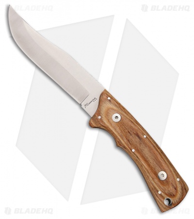 Katz Knives Lion King Premium 300 Yukon Fixed Blade Blonde Ashwood (5.5" Satin)