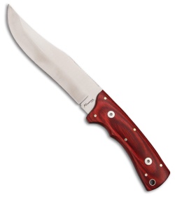 Katz Knives Lion King Premium 302 Yukon Fixed Blade Cherry Wood (6.5" Satin)