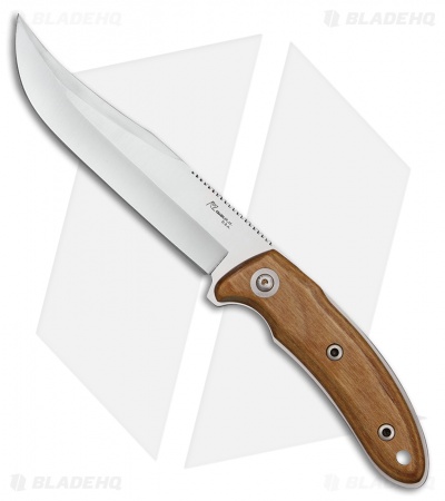 Katz Knives Yukon Hunting Fixed Blade Knife Ash Wood (5.6" Satin) 