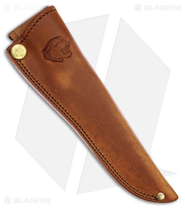 Katz Knives Yukon Hunting Fixed Blade Knife Cherrywood (5.6" Satin) 
