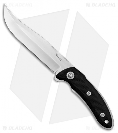 Katz Knives Yukon Hunting Fixed Blade Knife Stippled Kraton (5.6" Satin) 
