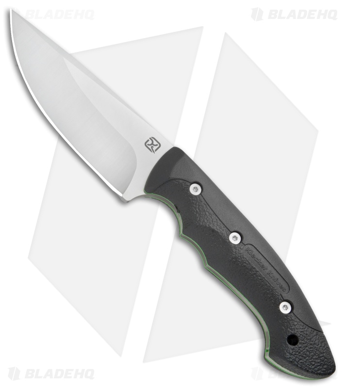Klecker Abiqua Hunter Fixed Blade Knife Black G-10 (4" Satin) DK-151-BK