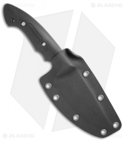 Klecker Abiqua Hunter Fixed Blade Knife Black G-10 (4" Satin) DK-151-BK