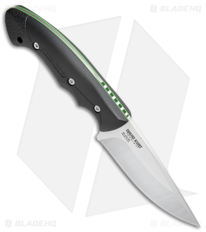 Klecker Abiqua Hunter Fixed Blade Knife Black G-10 (4" Satin) DK-151-BK