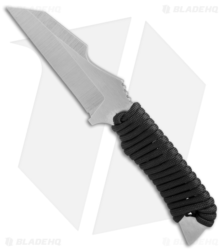 LCKT  WharnPoon Necker Fixed Blade Knife Black Cord (3.1" Satin)