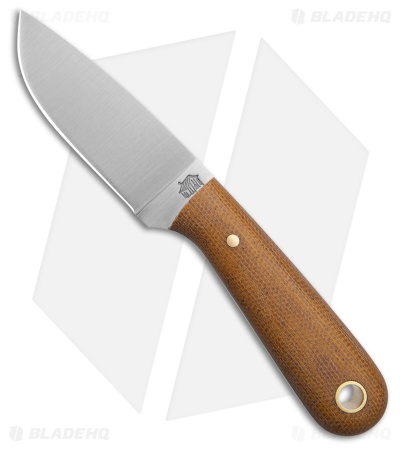 LT Wright Frontier First Fixed Blade Natural Micarta (3" Satin) AEB-L