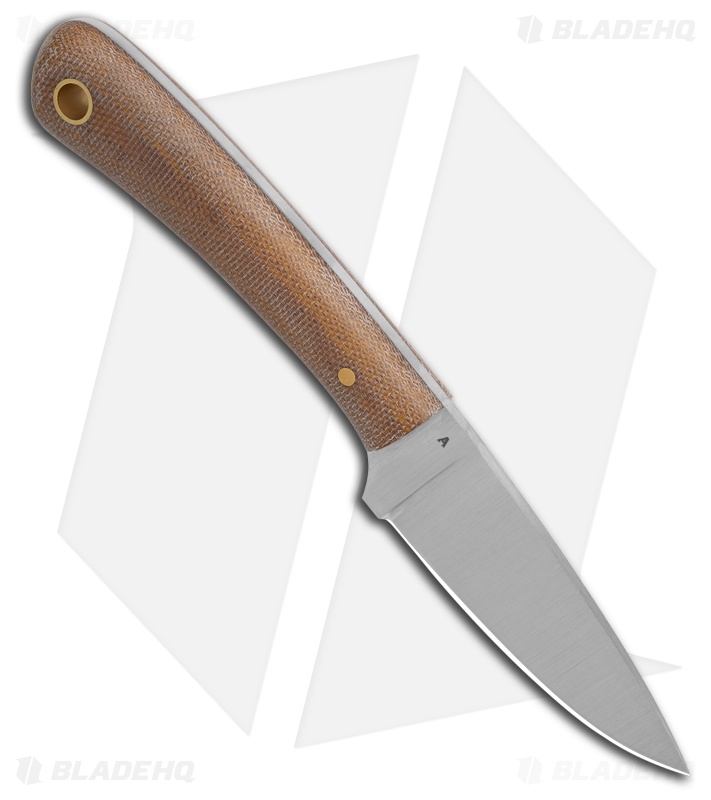 LT Wright Frontier Valley A2 Fixed Blade Natural Micarta (3" Satin)