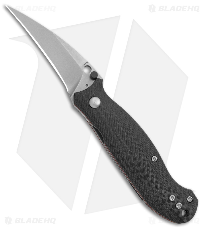 Landau Knives Phantom Sparrow Liner Lock Knife Carbon Fiber (2.9" SW)