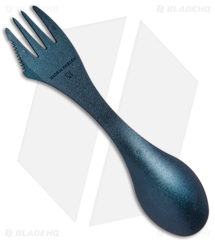 Light My Fire Black Pearl CampKit w/ FireKnife, Spork, & Tinder (S-P-12BPCK)