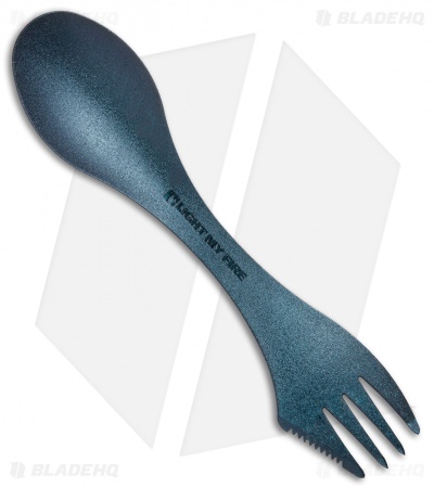 Light My Fire Black Pearl CampKit w/ FireKnife, Spork, & Tinder (S-P-12BPCK)