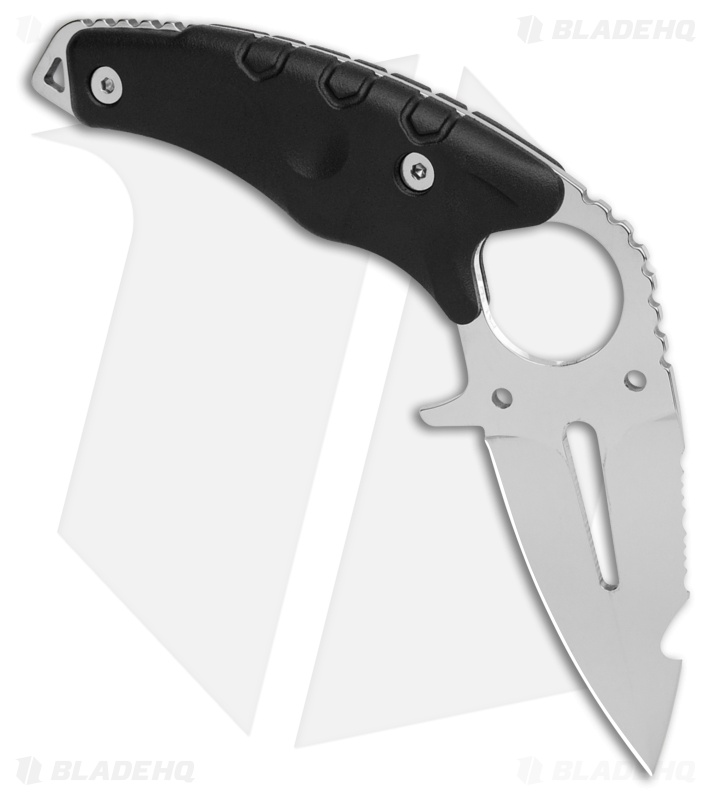 Mac Coltellerie Rescue Knife Gunslinger Scuba  Black FRN (3.15"  Satin)