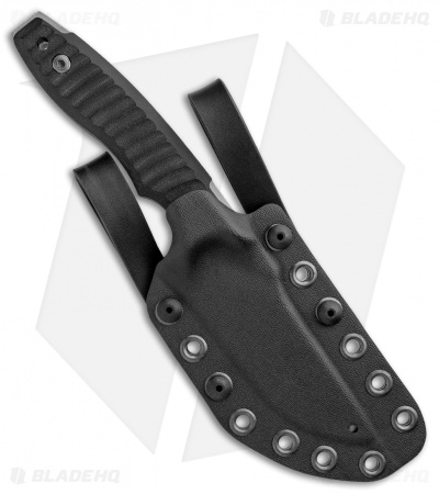 Maserin L.E.O. Fixed Blade Knife Black G-10 (4.25" Stonewash) 