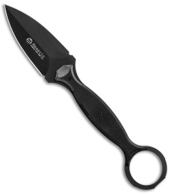 Maserin 922 Neck Line Karambit Fixed Blade Knife Black G-10 (2.6" Black)