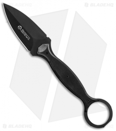 Maserin 922 Neck Line Karambit Fixed Blade Knife Black G-10 (2.6" Black)