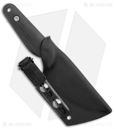 Maverick Customs  Evo Mini Harpoon Fixed Blade Knife Black Micarta (3.25" SW)