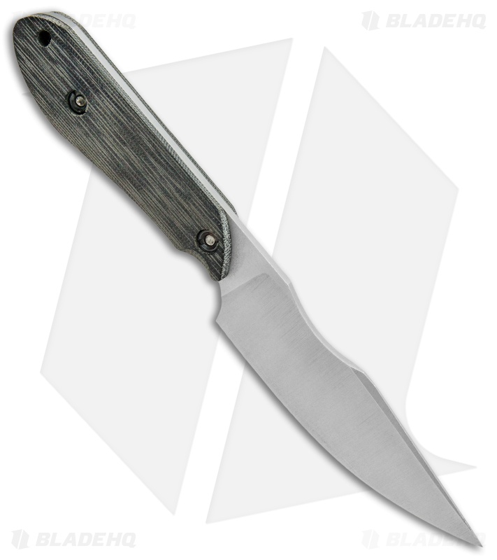 Maverick Customs Evolution Fighter Fixed Blade Knife Black Micarta (4.5" Z-Wear)