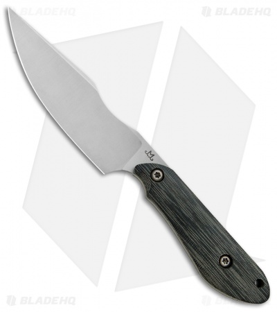 Maverick Customs Evolution Fighter Fixed Blade Knife Black Micarta (4.5" Z-Wear)