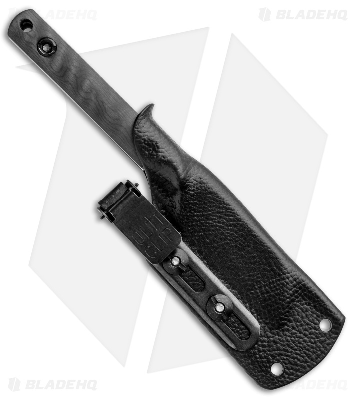 Maverick Customs Super Scalpel Fixed Blade Knife Quilted CF (2.75" Stonewash)