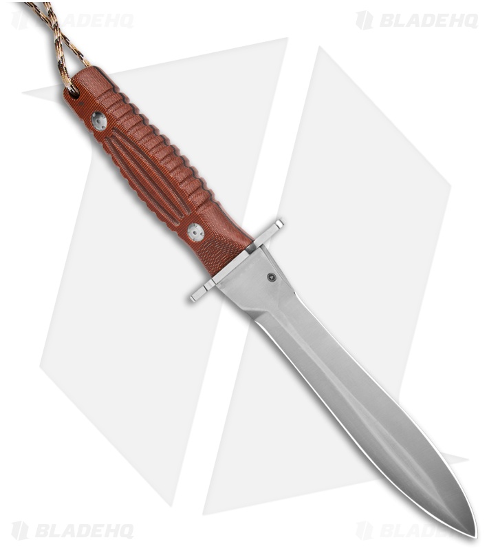 Muela DG-21R Fixed Blade Knife Brown Micarta (8.6" Satin)