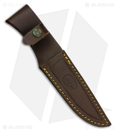 Muela Hunter Fixed Blade Knife Crown Stag (4.25" Satin)