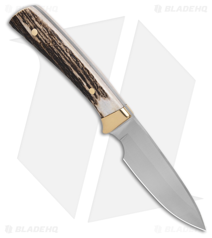 Muela Rebeco Fixed Blade Knife Stag (3.5" Satin)