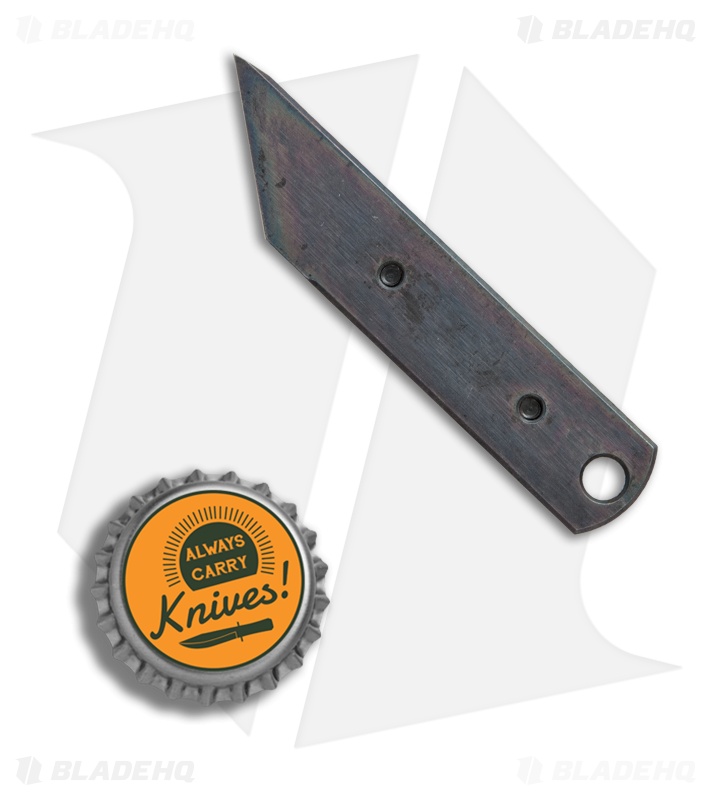 NCC Knives Micro Kiridashi Neck Knife Black G-10 (0.75" O1 Black)