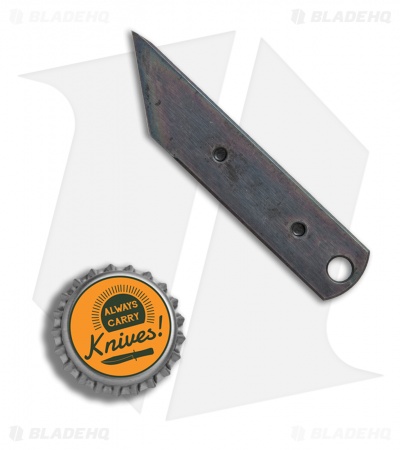 NCC Knives Micro Kiridashi Neck Knife Black G-10 (0.75" O1 Black)