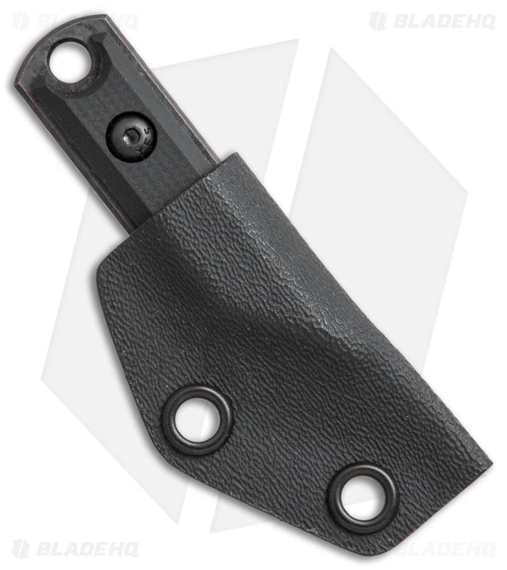 NCC Knives Micro Kiridashi Neck Knife Black G-10 (0.75" O1 Black)