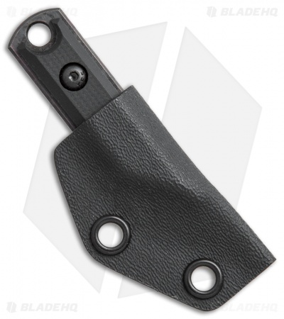 NCC Knives Micro Kiridashi Neck Knife Black G-10 (0.75" O1 Black)