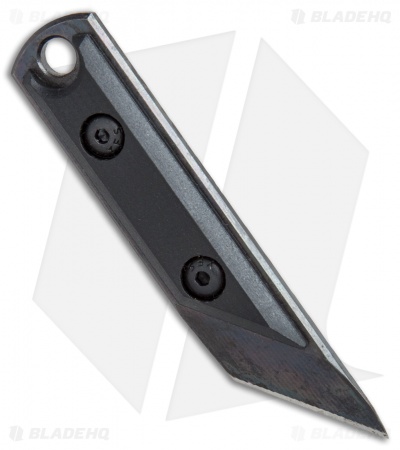 NCC Knives Micro Kiridashi Neck Knife Black G-10 (0.75" O1 Black)