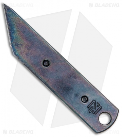 NCC Knives Micro Kiridashi Neck Knife Carbon Fiber (0.75" O1 Black)