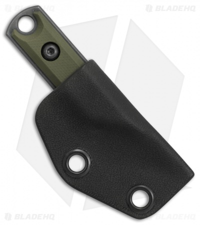 NCC Knives Micro Kiridashi Neck Knife OD Green G-10 (0.75" O1 Black)