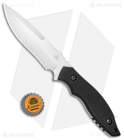Nemesis Equalizer Fixed Blade Knife Black G-10 (5.1" Satin) NK-11